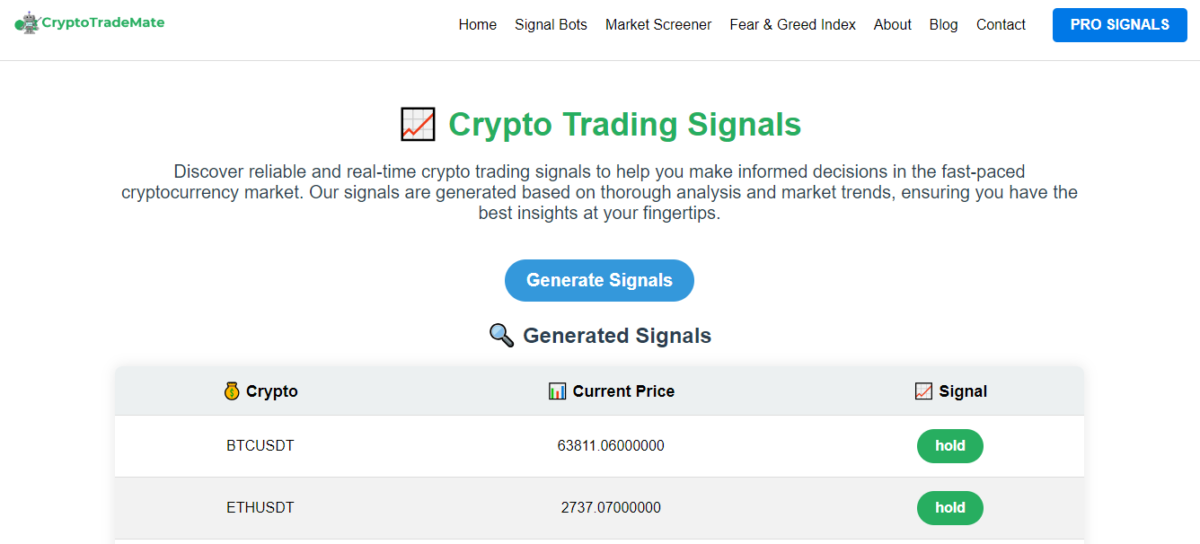 cryptotrademate signal bot